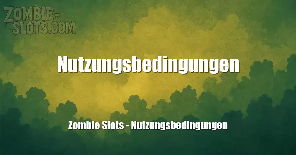 Nutzungsbedingungen