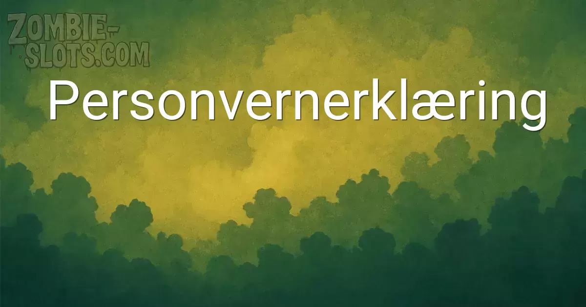 Personvernerklæring